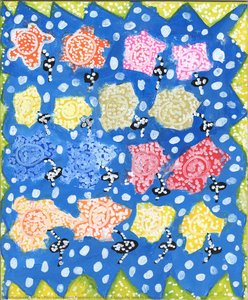 Flowers In Spots My Idea In Lockdown — Ella & Pitr, Les Papiers Peintres