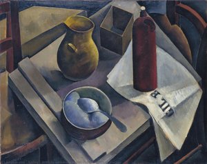 Still Life With News Paper [nature Morte Au Journal] — Moïse Kisling