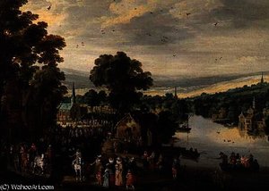 Village Fete — Joos De Momper The Younger