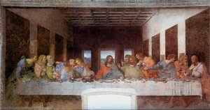The Last Supper (with Names Of Apostles Labelled) — Leonardo Da Vinci