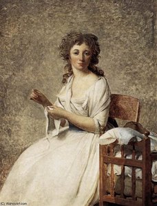 Portrait Of Madame Adelaide Pastoret — Jacques-louis David
