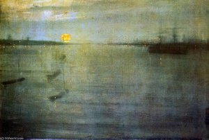 Nattens Sol — James Abbott Mcneill Whistler