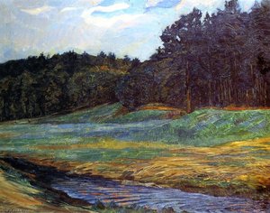 The Edge Of The Woods — Wilhelm Trübner