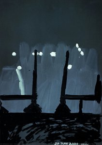 Hamburger Hafen In Der Nacht Des 20. Juni 2000 (harbour Of Hamburg In The Night Of June 20th 2000) — Christoph Von Weyhe
