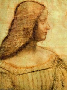 Portrett Av Isabella D'este — Leonardo Da Vinci