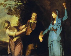 Garrick Zwischen Tragödie Und Komödie — Sir Joshua Reynolds