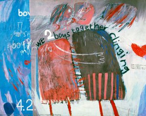We Two Boys Together Clinging — David Hockney