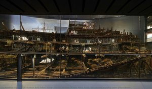 Cross Section Of The Mary Rose Recovered Warship With Projections — Nick Hufton And Allan Crow