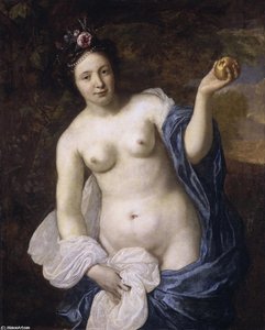 Venus With An Apple — Bartholomeus Van Der Helst