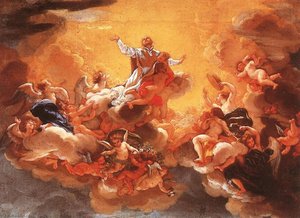 Apotheosis Of St Ignatius — Detto Baciccio Giovanni Battista Gaulli