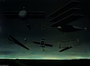 Le Drapeau Noir (the Black Flag) — René Magritte