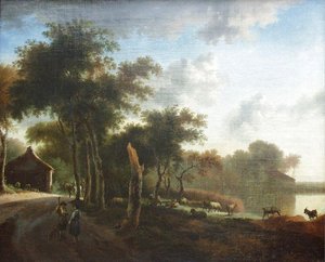 Landscape With Shepherds — Adriaen Van De Velde