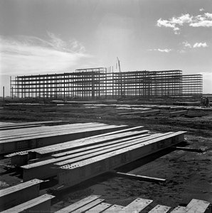 Esplanade Of The Ministries Under Construction, Brasília, Df. Brazil — Marcel Gautherot