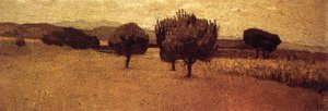 Landscape At Castiglioncello — Giuseppe Abbati