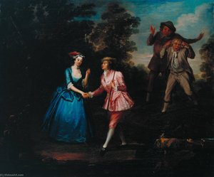 Damon And Phillida Reconciled A Scene From Colley Cibber’s ‘damon And Phillida’ — William Jones