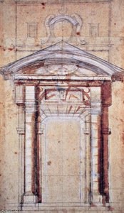 Étude Pour Porta Pia — Michel-ange Buonarroti