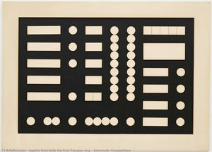 Schematic Composition — Sophie Henriette Gertrud Taeuber-arp