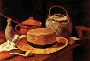 Retrato De Uma Chapéu De Palha Amarelo — Vincent Willem Van Gogh