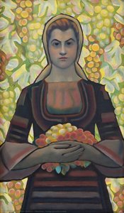 Young Girl With Grapes — Vladimir Dimitrov - Maystora