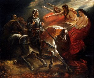 Macbeth Et Les Sorcieres — Ary Scheffer