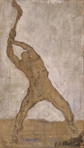 Bûcheron, Étude — Ferdinand Hodler