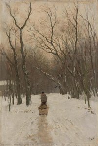 Winter In The Scheveningen Woods, Anton Mauve, 1870 - 1888 — Anton Mauve