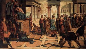 Solomon And The Queen Of Sheba — Jacopo Tintoretto