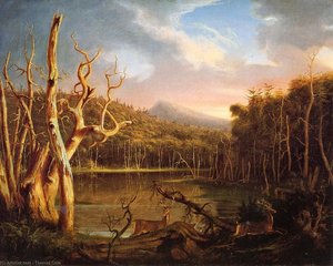 Lago Con Alberi Morti (noto Anche Come Catskill) — Thomas Cole