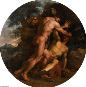 Hercules Fighting Achelous — Noel Nicolas Coypel