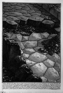 The Roman Antiquities, T. 3, Plate Vii. View Of The Ancient Appian Way, Which Passes Under The Walls Of `ustrine. — Джовани Батиста Пиранези