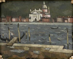 Giudecca, Venice (verso) — John Kyffin Williams