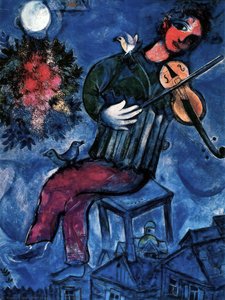 Der Blaue Musikant — Marc Chagall