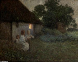 The Labourer's Cottage — Edward William Stott