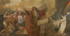 Noah Sacrificing After The Deluge — Benjamin West