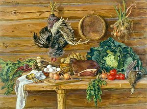 Nature Morte. Cellier. — Pyotr Konchalovski