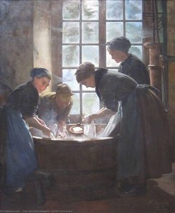 In The Wash House — Anna Elizabeth Klumpke