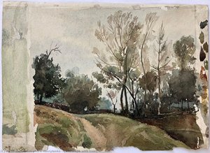 Landscape With Trees — Hryhorii Havrylenko