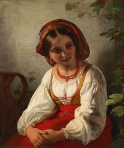 Young Italian Girl — Friedrich Ritter Von Amerling
