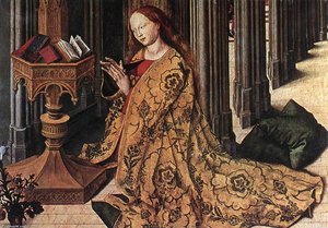 The Annunciation (detail) — Master Of The Aix Annunciation