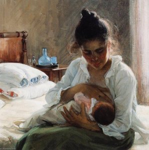 Motherhood (detail) — 엘린 다니엘손-감보기