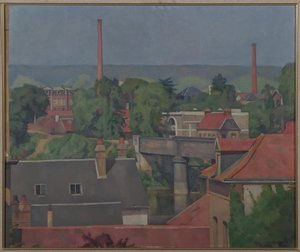 Le Pont De Fer En Été — Raymond Dendeville
