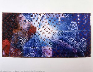 Untitled (man Carrying Person) — Lê Quang Đỉnh