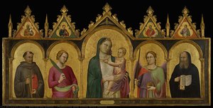 Madonna And Child With Saints — Bernardo Daddi