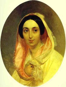 Portrait Of Princess A. A. Bagration — Karl Pavlovich Brulloff
