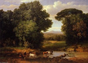 A Bit Of Roman Aqueduct — George Innes