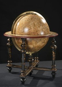 Globe Celeste Dont La Position Des Etoiles Est Reduite A L — Charles François Delamarche