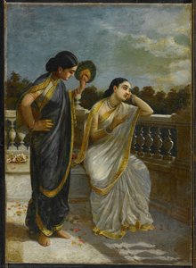 Untitled (damayanti) — Raja Ravi Varma