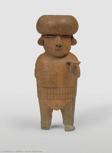 Warrior-shaped Vase — Gallinazo
