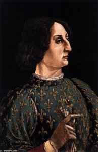 Portrait Of Galeazzo Maria Sforza — Piero Del Pollaiuolo