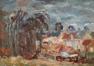 Temple, Backs Of Houses — Sir William George Gillies